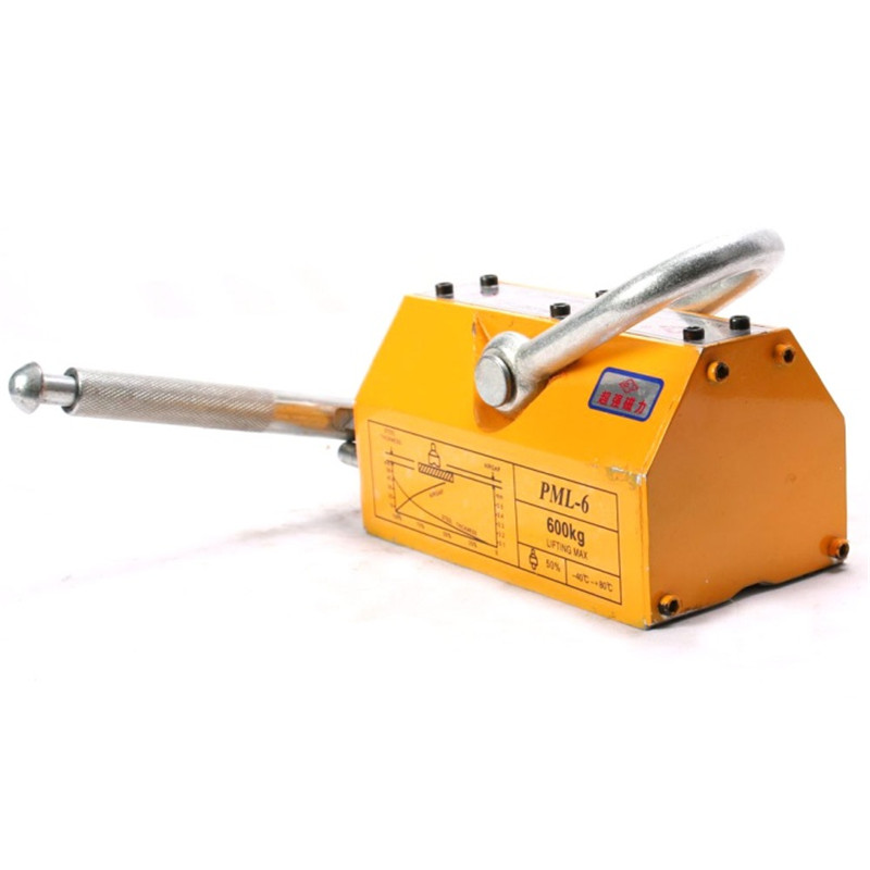 Permanent 600kg lifting magnet magnetic lifter 5 ton for lifting  handing sheets steel (5)