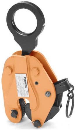 CDH 1ton 2ton Professional vertical spring plate lifting clamp horizontal pipe lifting clamp  (3)