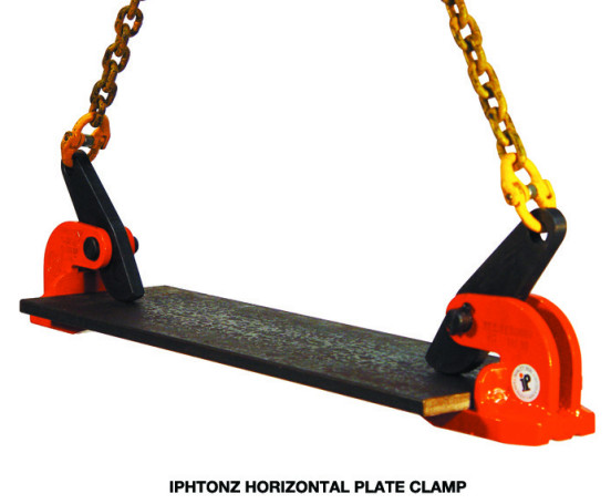 CDH 1ton 2ton Professional vertical spring plate lifting clamp horizontal pipe lifting clamp  (4)