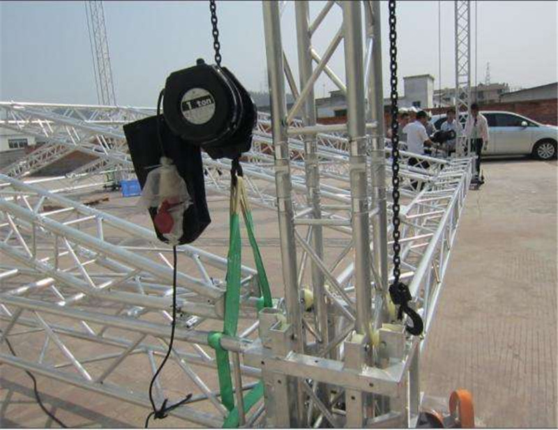Professional 1 ton 2 ton Truss Manual Stage Chain Hoist (8)