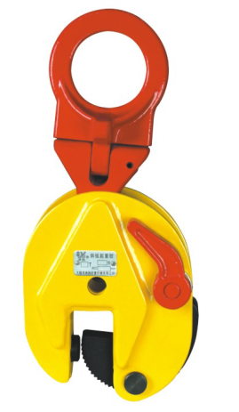 CD 1ton 2ton Professional vertical spring plate lifting clamp horizontal pipe lifting clamp  (1)