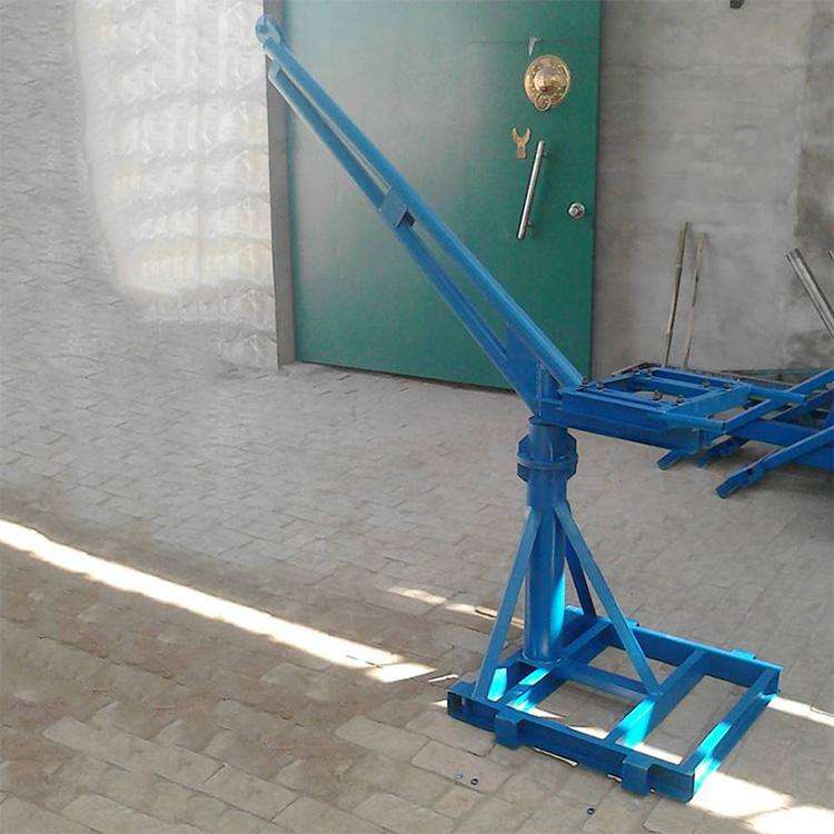 360 Degrees Reotation Outdoor Mini Lifting Crane 500KG 1000KG Mini Crane 